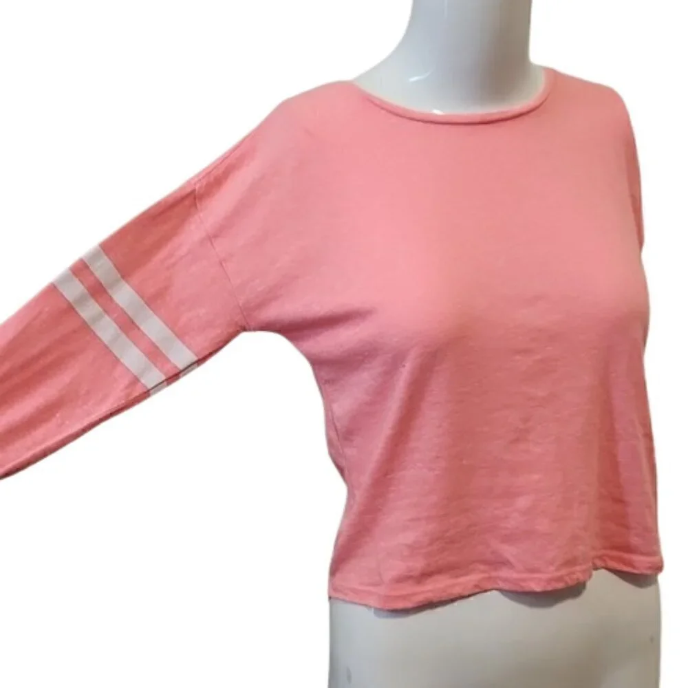 [Old Navy] Pink Scoop Neck Long Sleeve - Size M